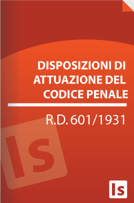 Disposizioni di Attuazione del Codice Penale